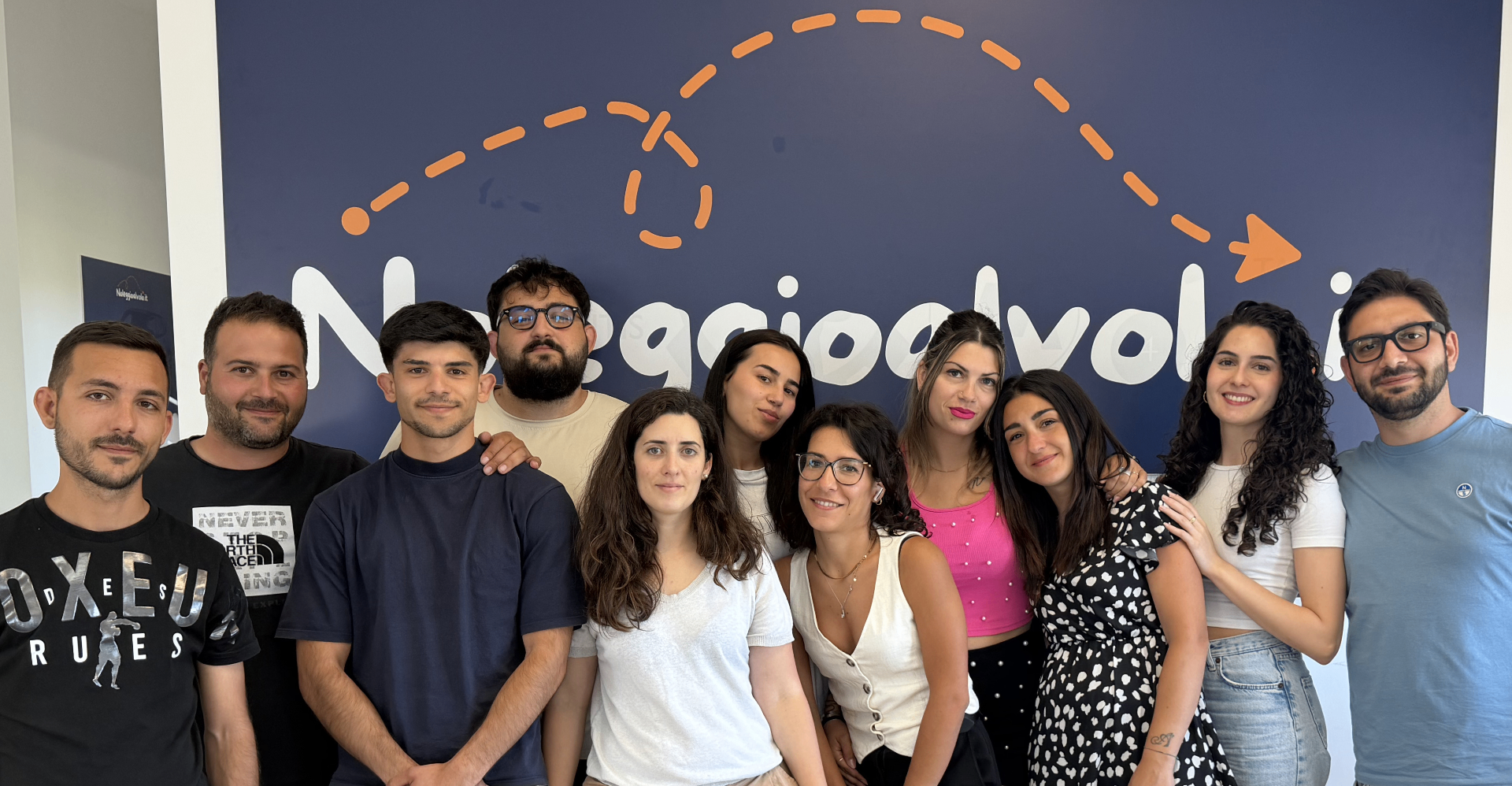 Il team di Noleggio al Volo nella sede di Sassari